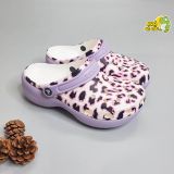  Dép sục Dinas classic platform nữ đế cao 5 phân loang hoạ tiết phun sơn chính hãng 