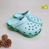  Dép sục Dinas classic platform nữ đế cao 5 phân loang hoạ tiết phun sơn chính hãng 