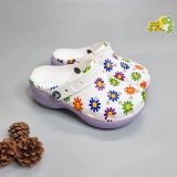  Dép sục Dinas classic platform nữ đế cao 5 phân loang hoạ tiết phun sơn chính hãng 