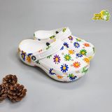  Dép sục Dinas classic platform nữ đế cao 5 phân loang hoạ tiết phun sơn chính hãng 