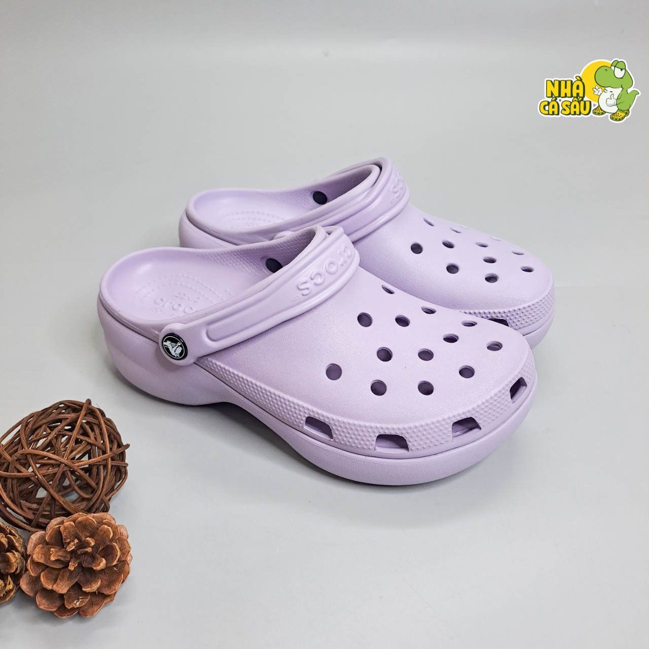 Dép sục Dinas classic platform nữ đế cao 5 phân chính hãng 