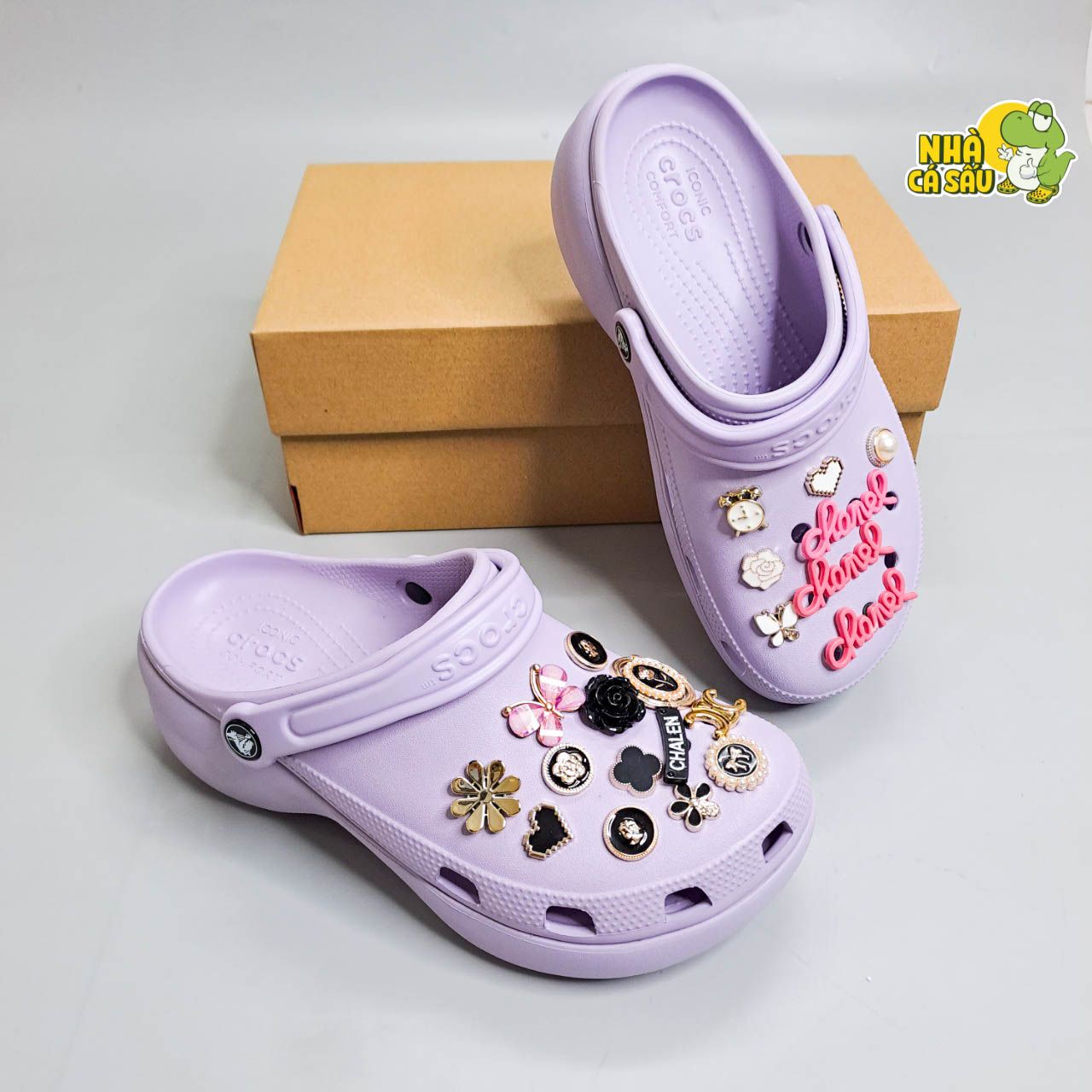  Dép sục Dinas classic platform nữ đế cao 5 phân chính hãng 