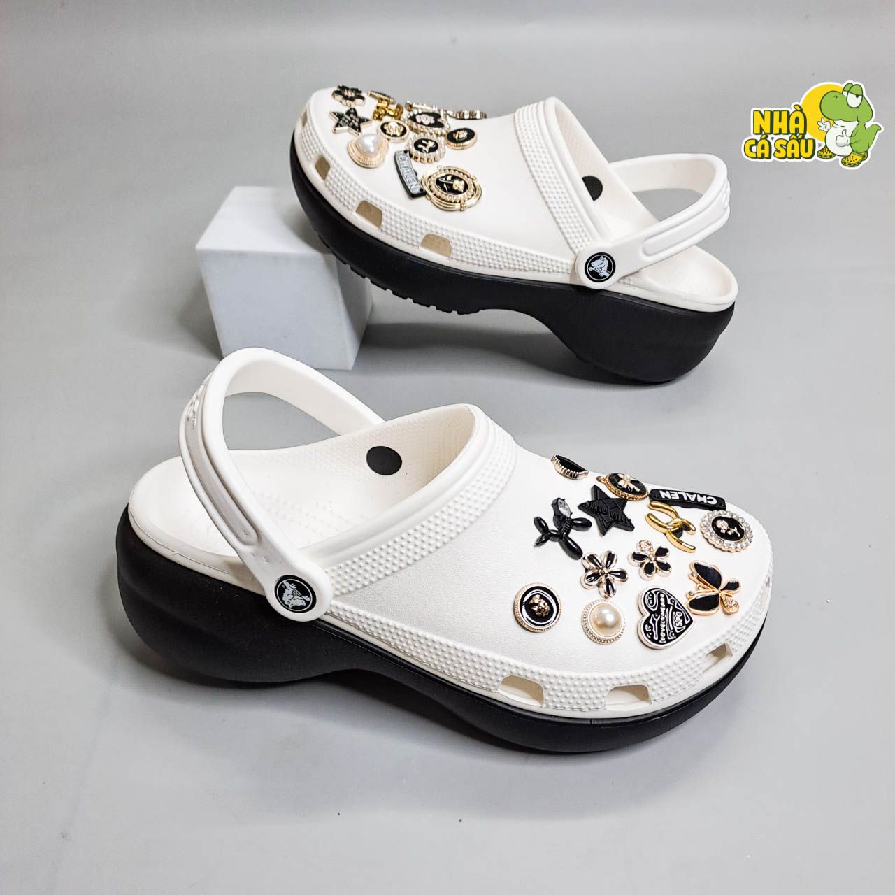 Dép sục Dinas classic platform nữ đế cao 5 phân chính hãng 