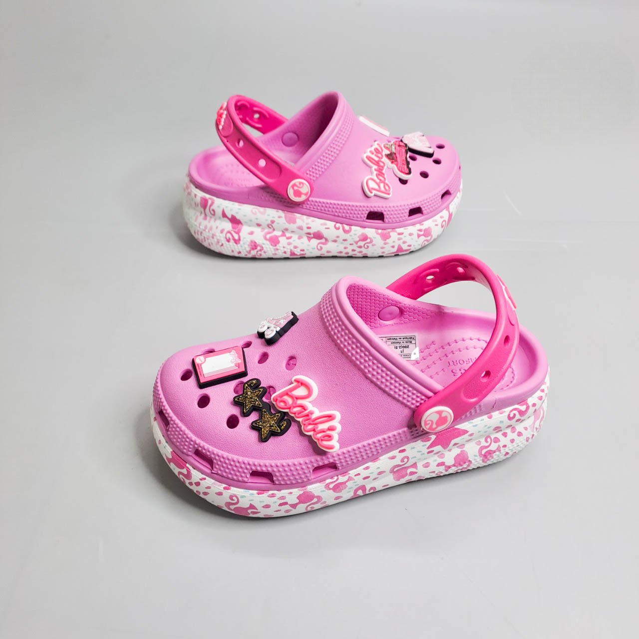  Dép sục cross crush barbie 4 phân trẻ em 