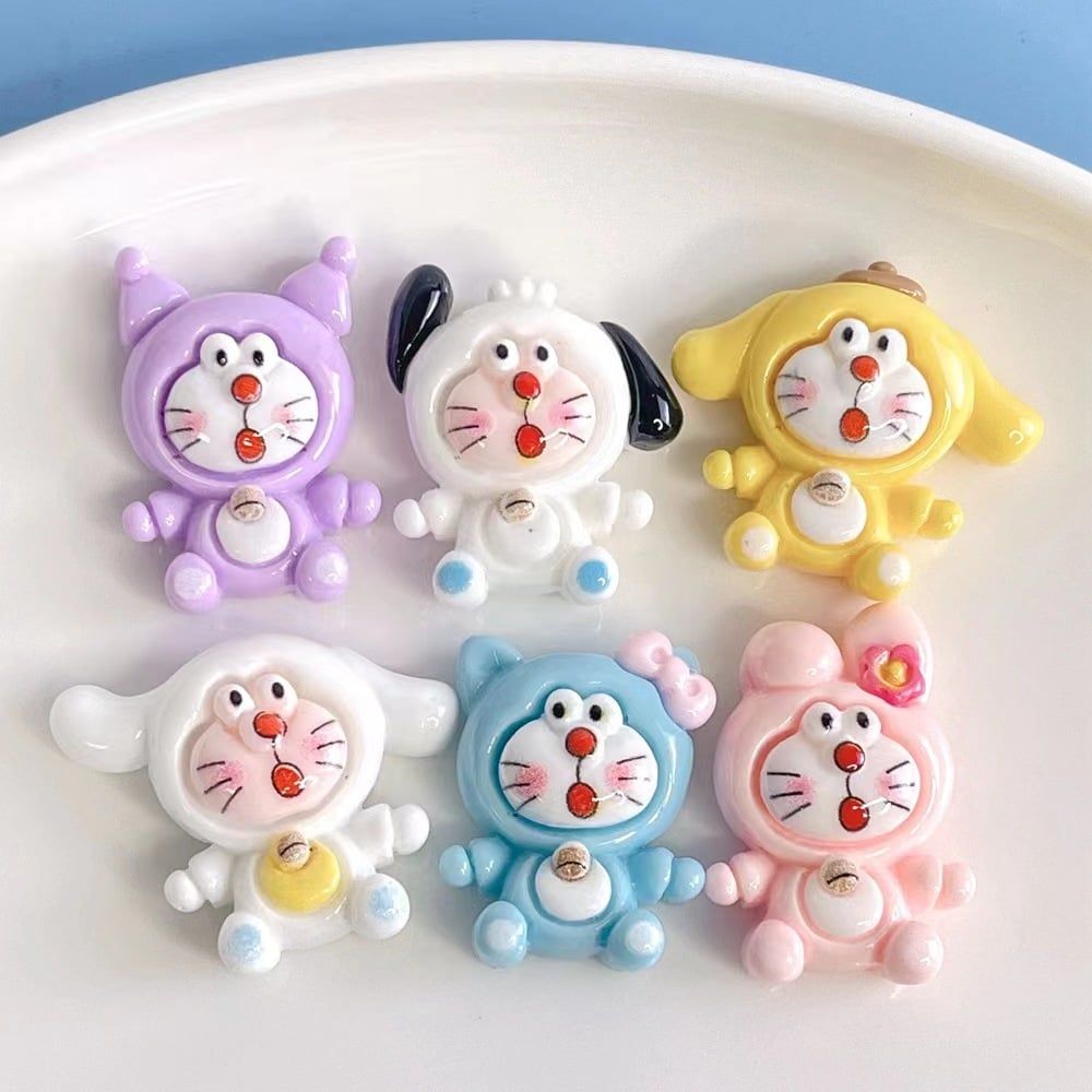  Jibbitz charm doremon gắn dép sục 