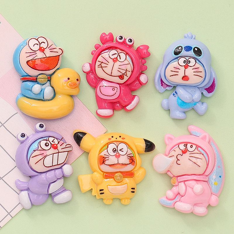  Jibbitz charm doremon gắn dép sục 