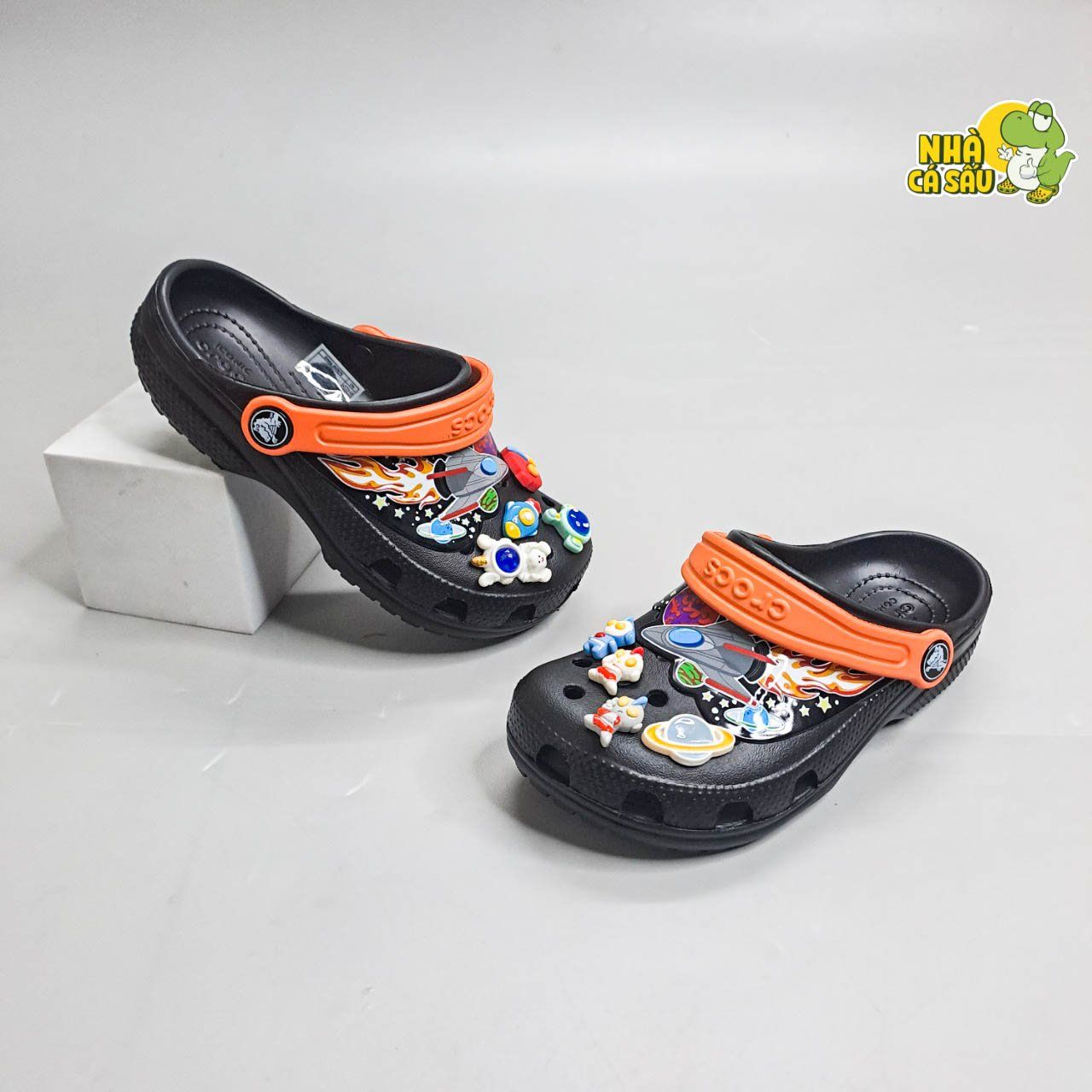  Dép sục cross 3D tên lửa vũ trụ trẻ em 