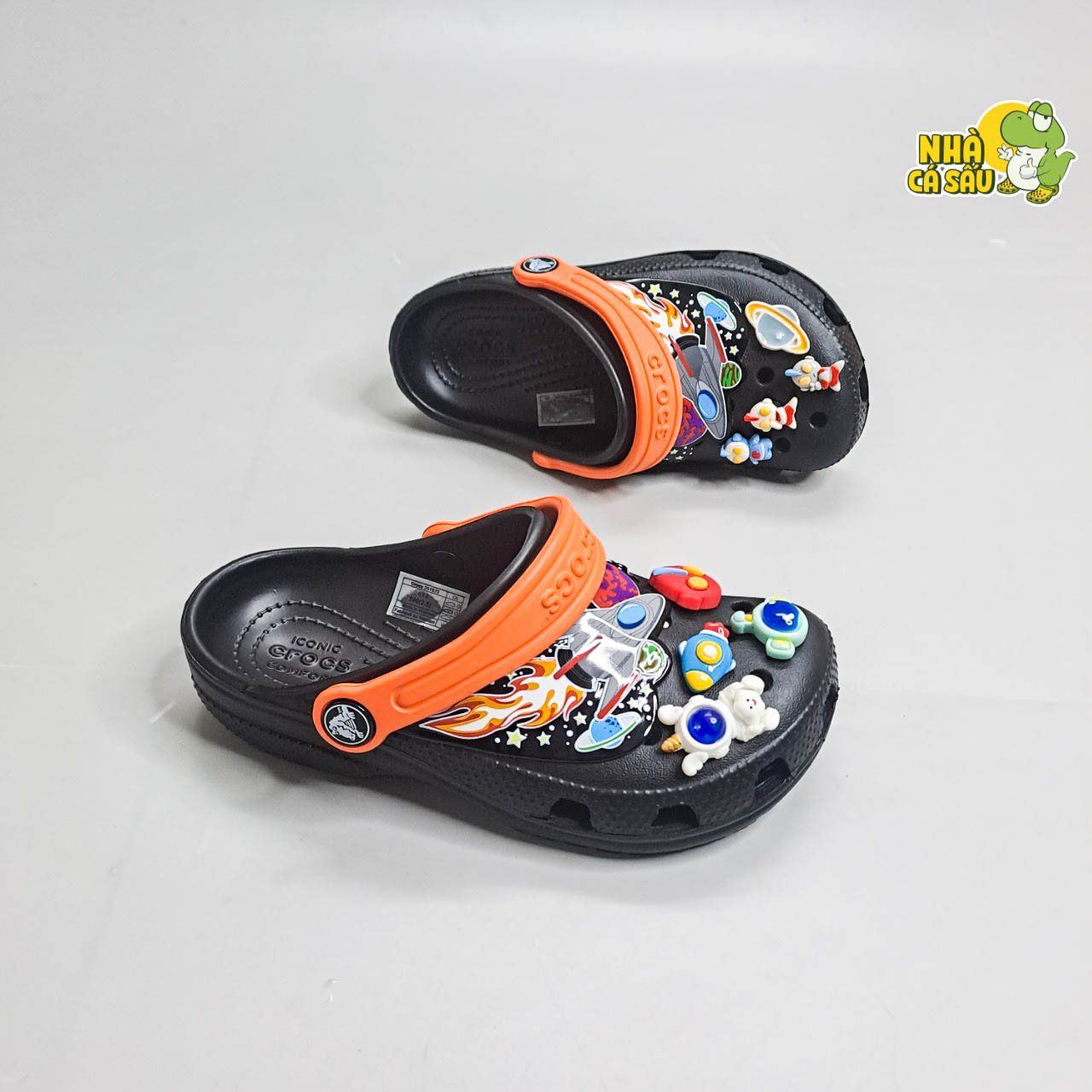  Dép sục cross 3D tên lửa vũ trụ trẻ em 