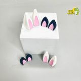  Set jibbitz tai thỏ 