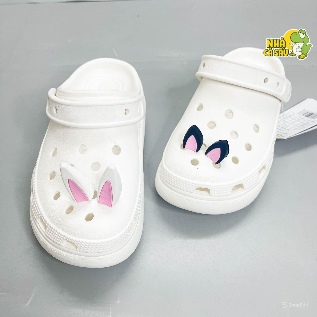  Set jibbitz tai thỏ 
