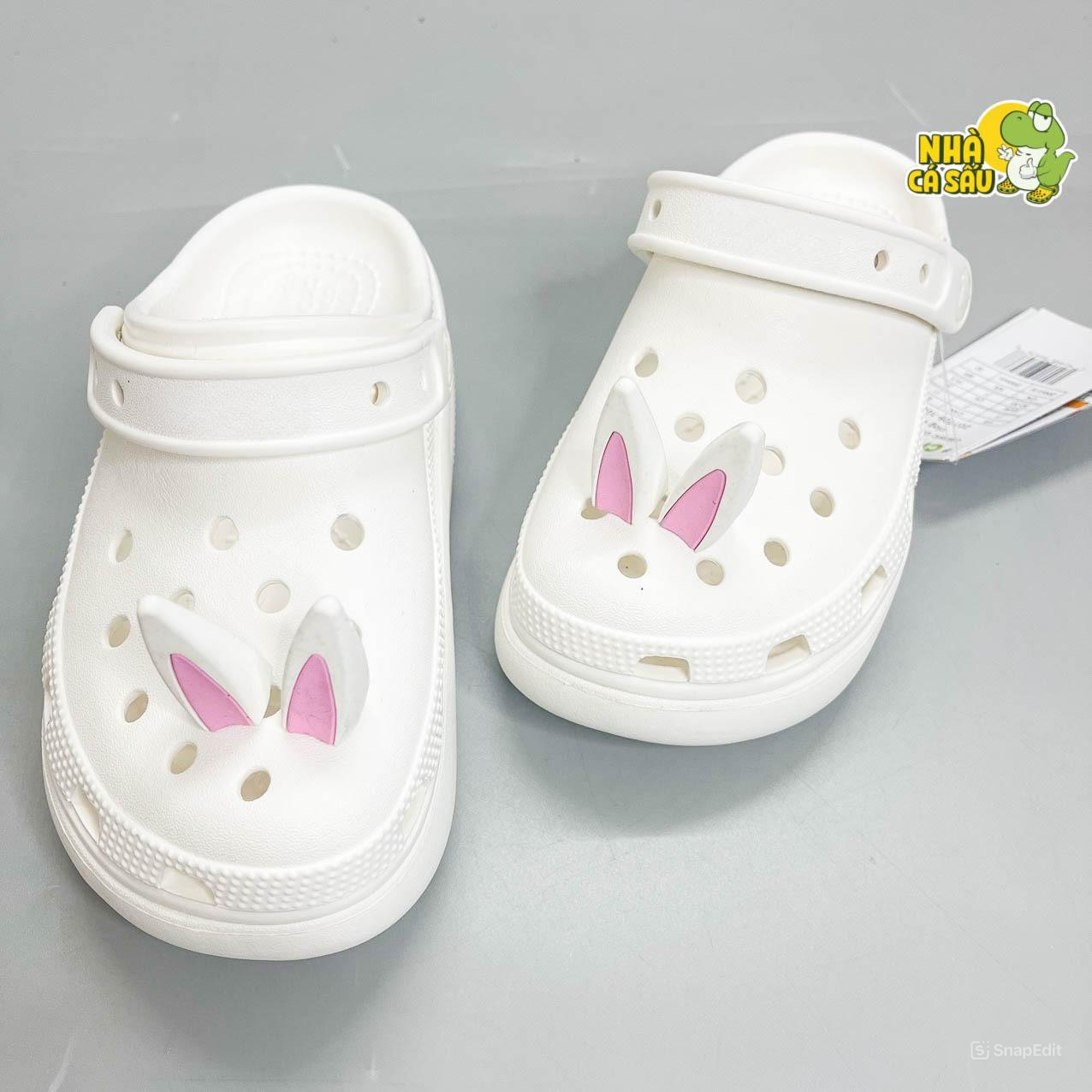  Set jibbitz tai thỏ 