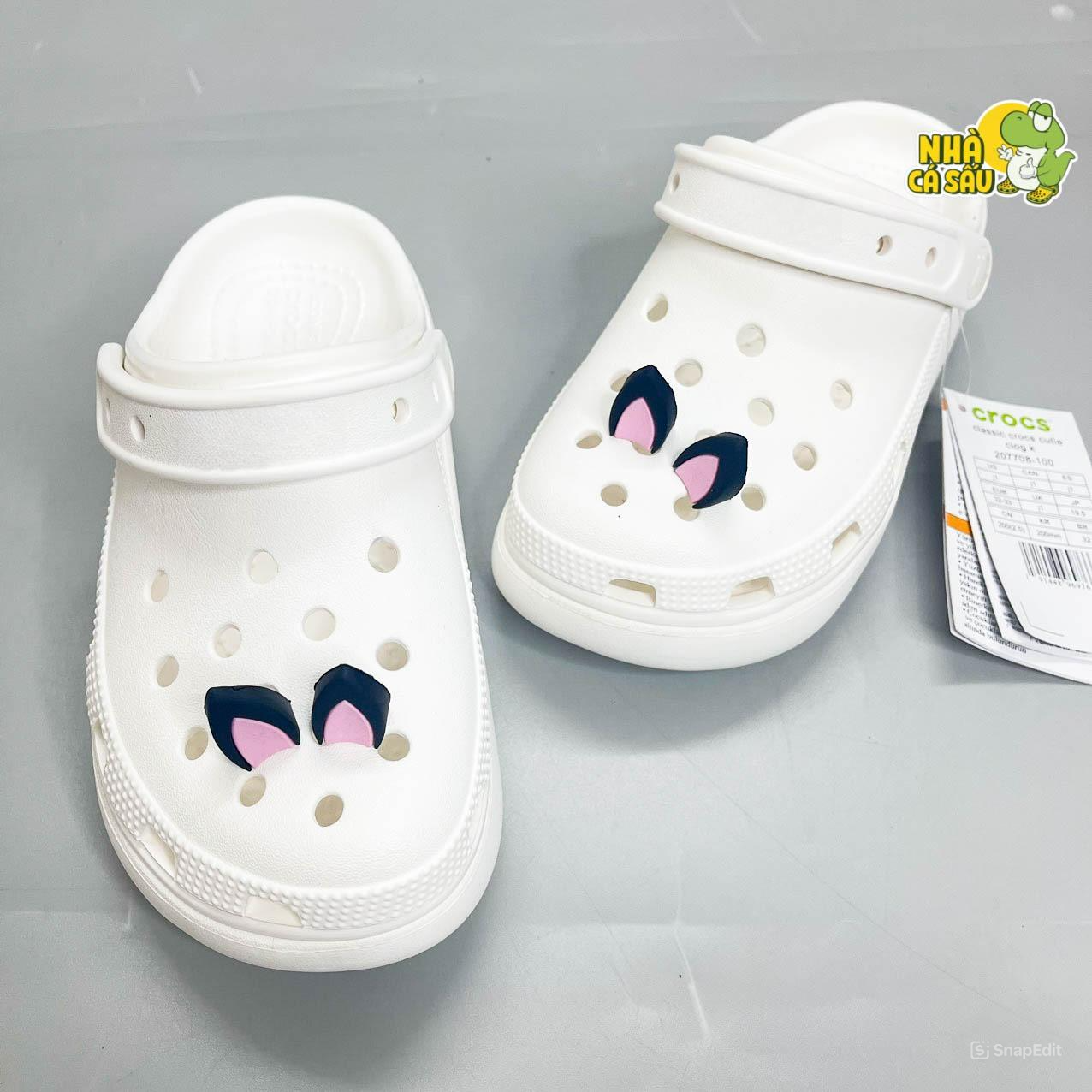  Set jibbitz tai thỏ 