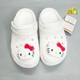  Set jibbitz charms Hello Kitty 3D cứng gắn dép Dinas 