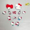 Set jibbitz charms Hello Kitty 3D cứng gắn dép Dinas