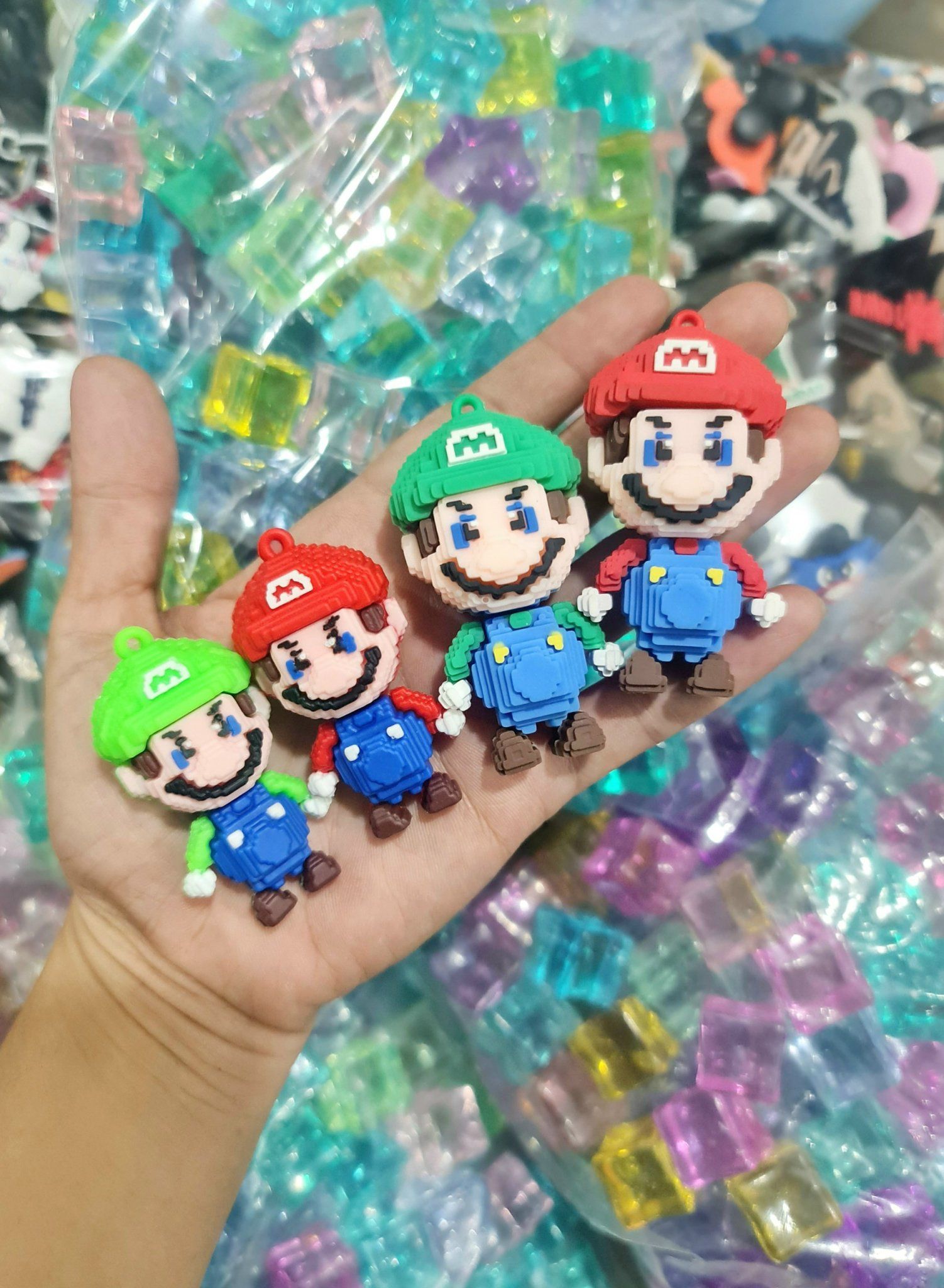  Jibbitz charms búp bê to gắn dép Dinas 
