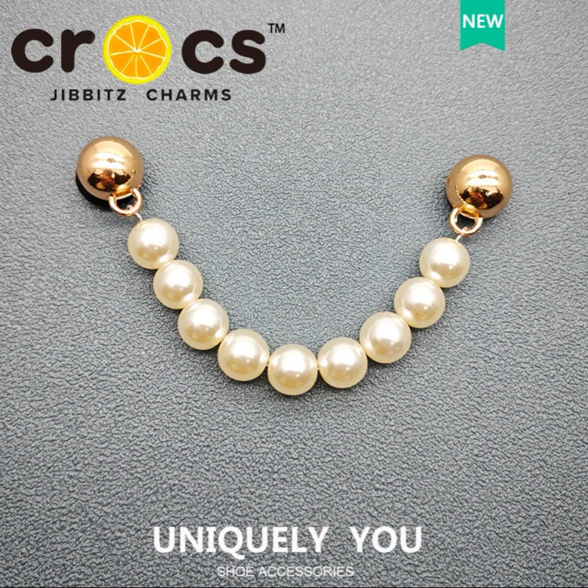  Jibbitz charms dây xích gắn dép cross 