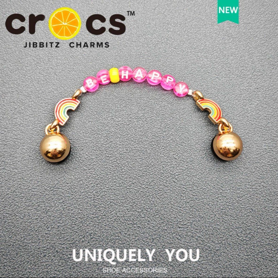  Jibbitz charms dây xích gắn dép cross 