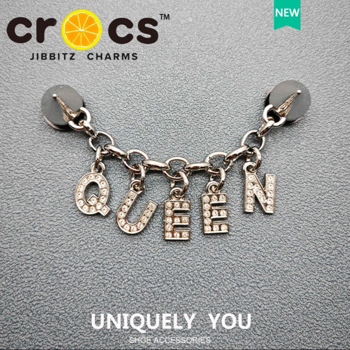  Jibbitz charms dây xích gắn dép cross 