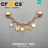  Jibbitz charms dây xích gắn dép cross 