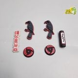  Set jibbitz charms Naruto 3D xịn gắn dép cross 