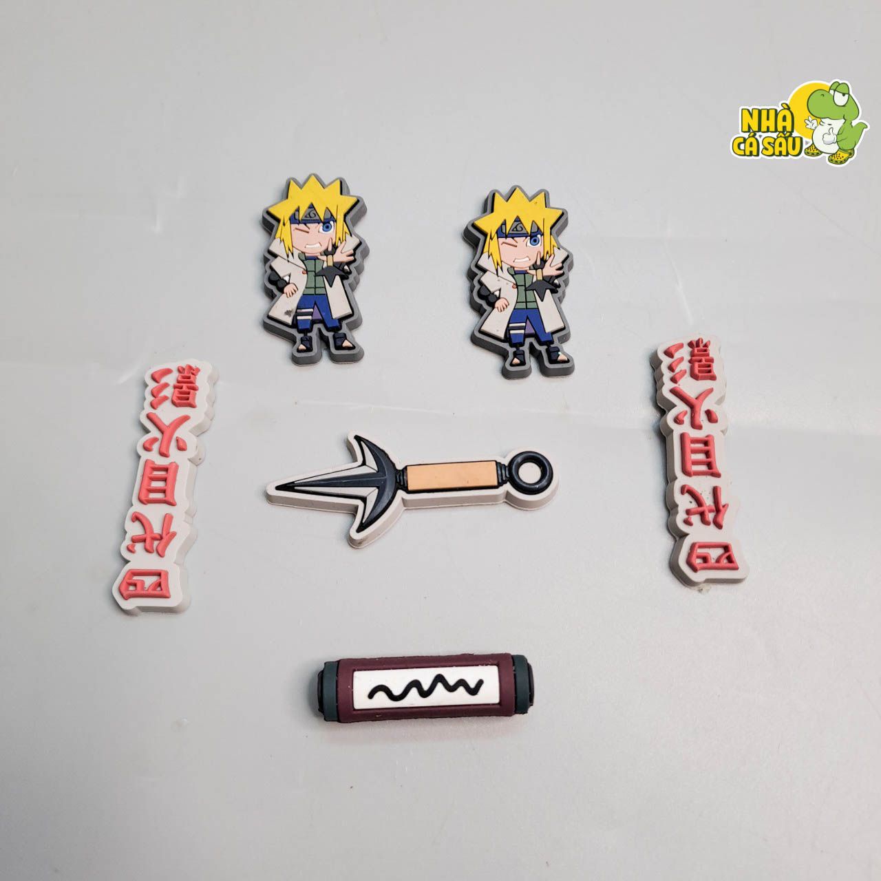  Set jibbitz charms Naruto 3D xịn gắn dép cross 