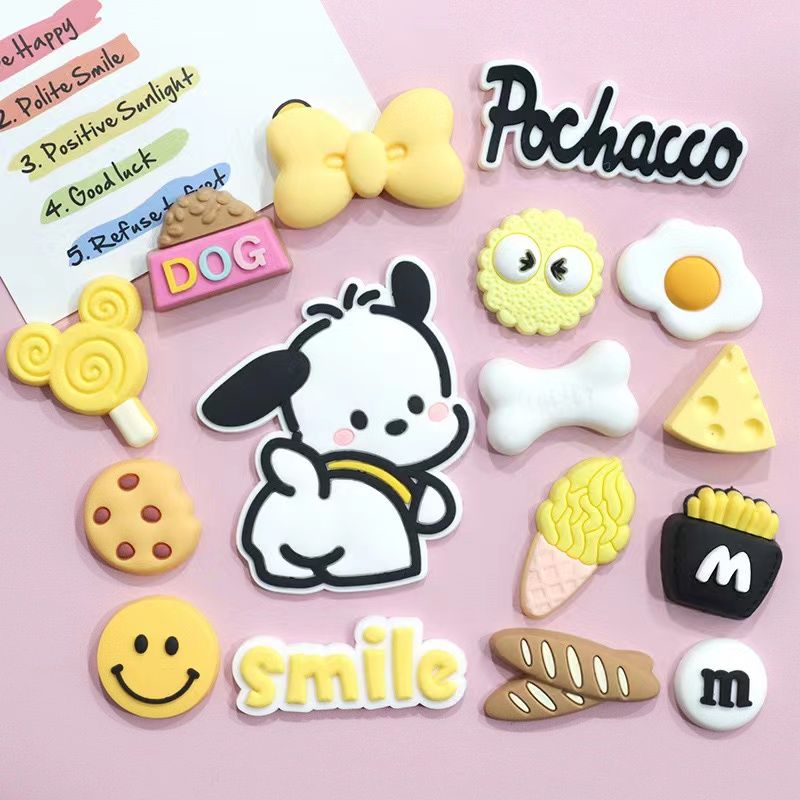  Set jibbitz charm 2D cao cấp gắn trang trí dép Dinas 