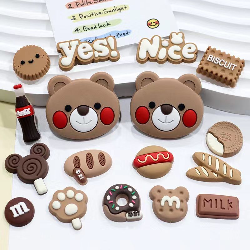  Set jibbitz charm 2D cao cấp gắn trang trí dép Dinas 