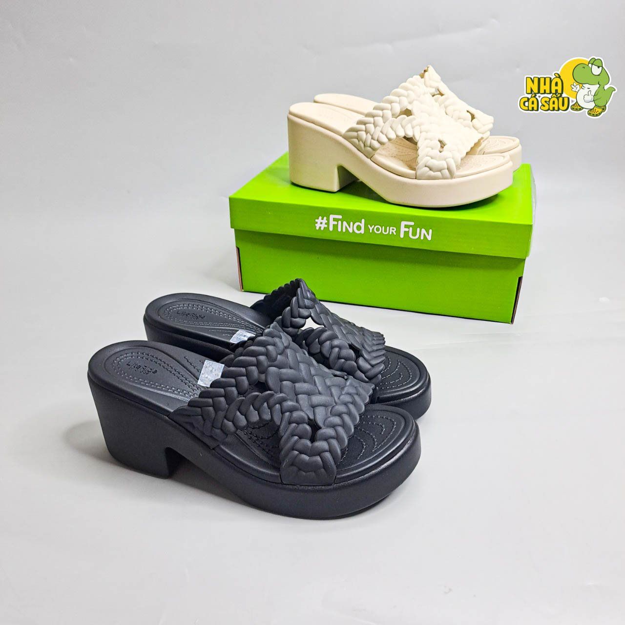  Dép xuồng Brooklyn Woven Heel 