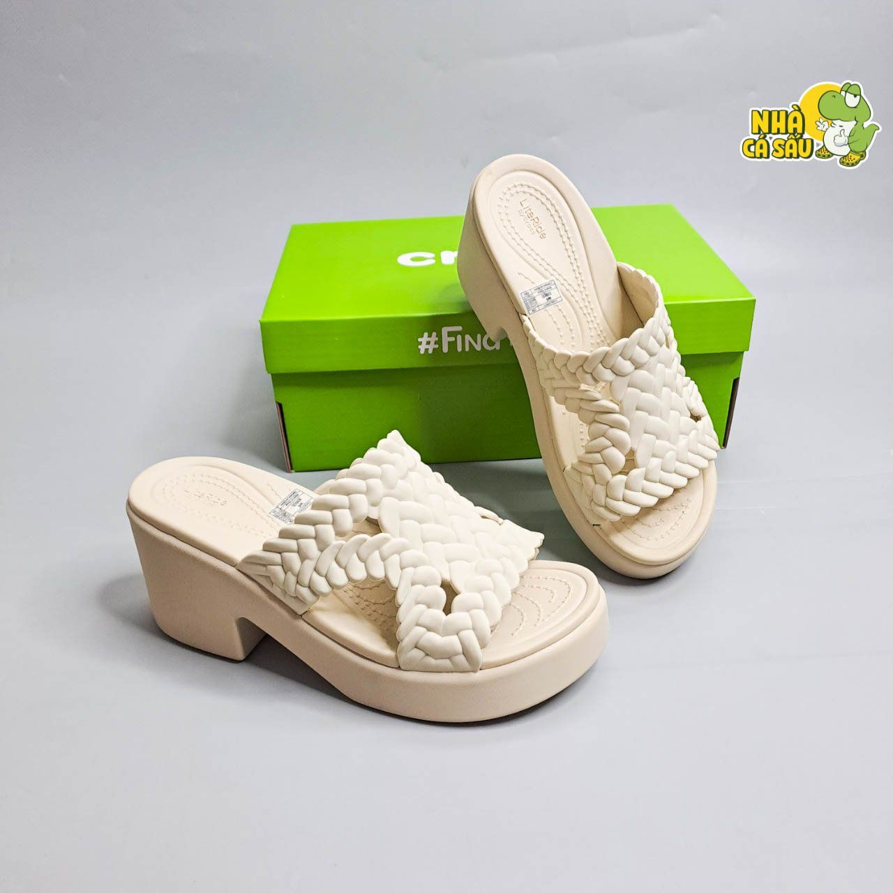  Dép xuồng Brooklyn Woven Heel 