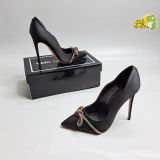  Giày cao gót Sam Elderman 9 phân mũi nhọn đính đá 