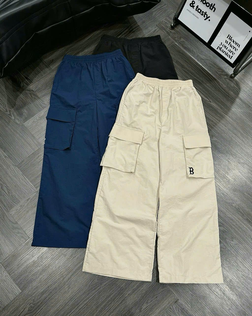  Quần culotes túi hộp MLB nam nữ 