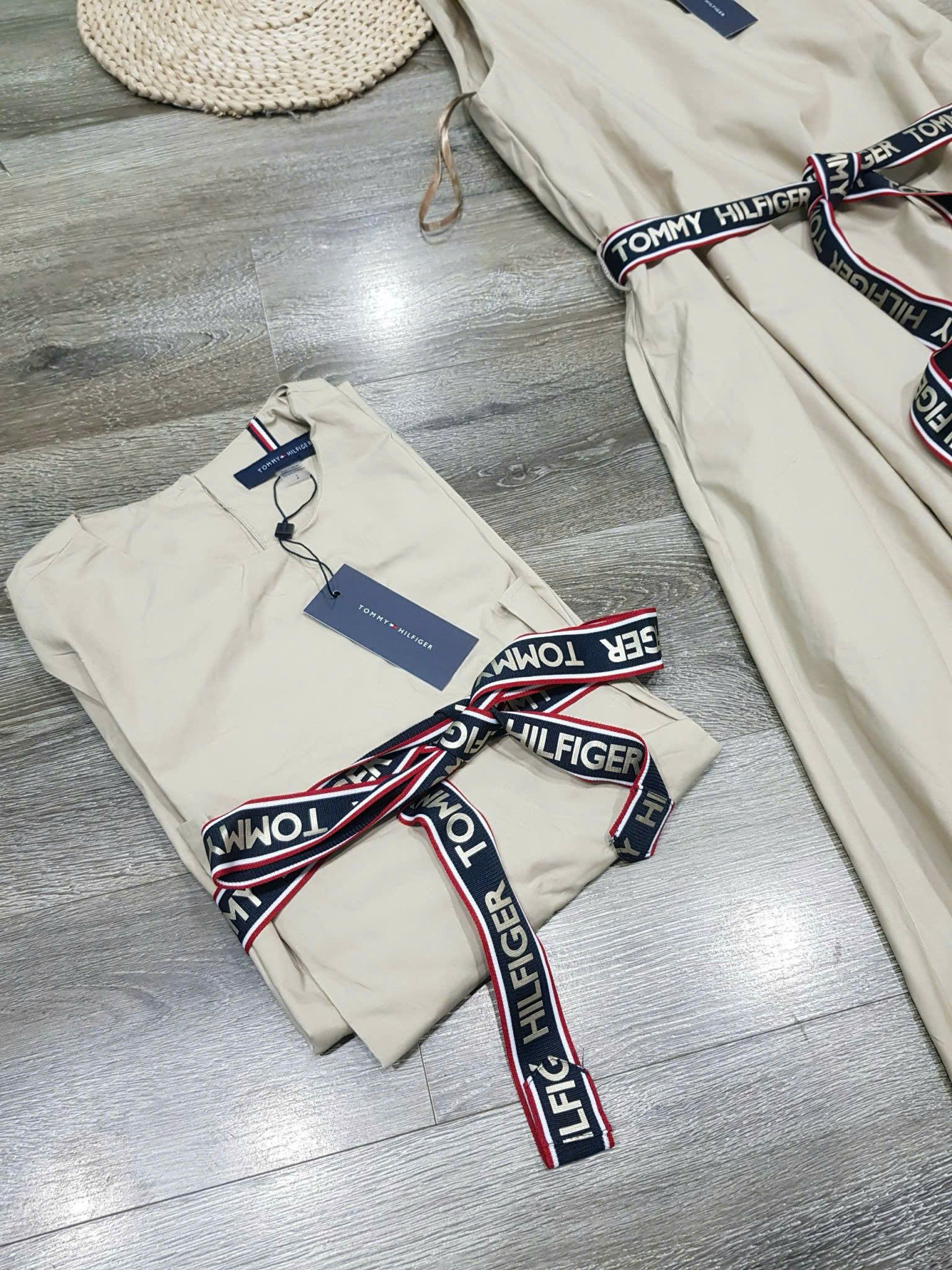  Đầm TOMMY nữ hàng xịn kèm thắc lưng 