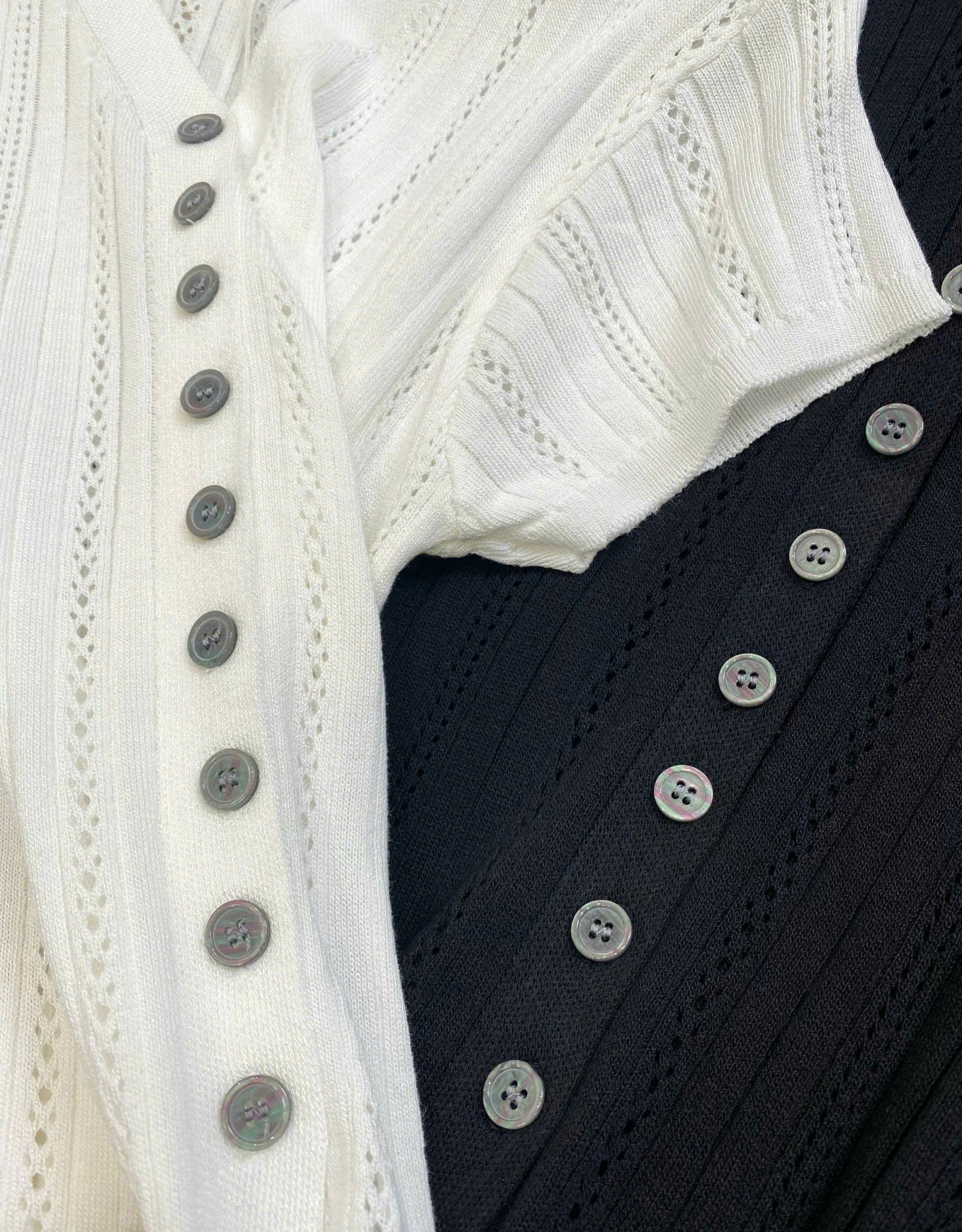  Áo thun Top Cache dệt kim nữ thoáng mát 