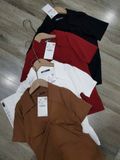  Áo thun cổ leo Za.ra nữ 