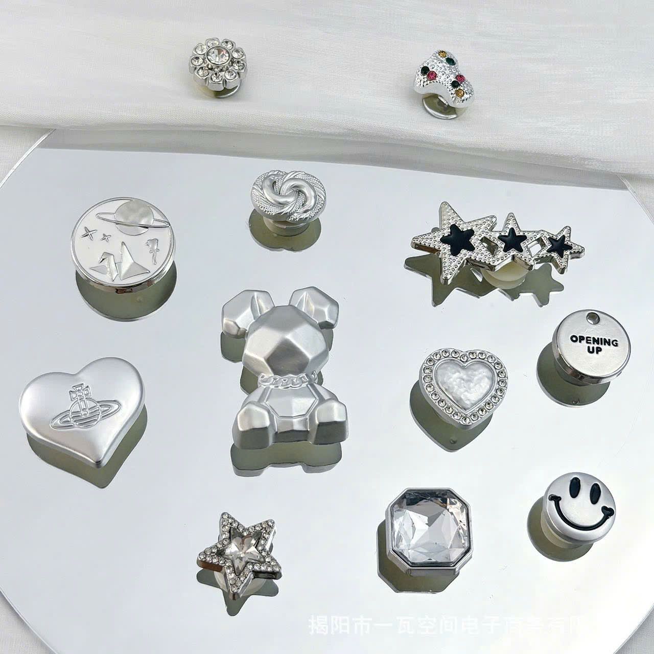  Set charm bạc cá tính đa dạng 