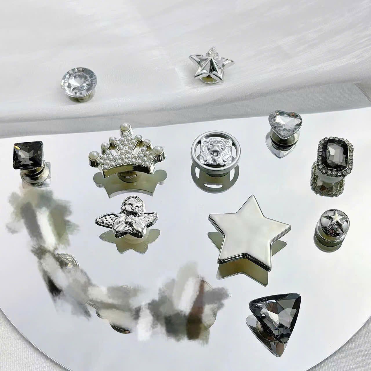  Set charm bạc cá tính đa dạng 