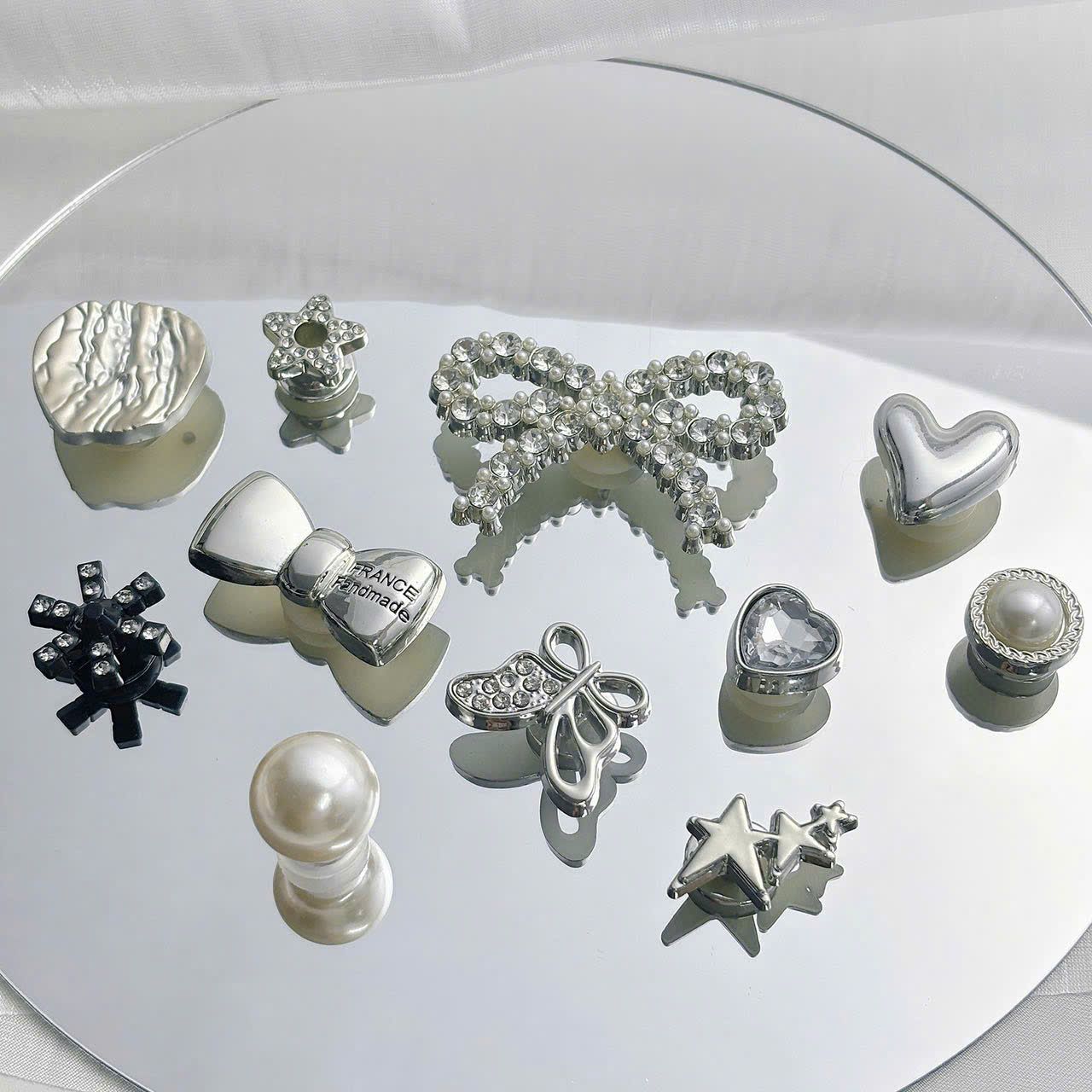  Set charm bạc cá tính đa dạng 