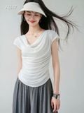  Áo thun cổ đổ 