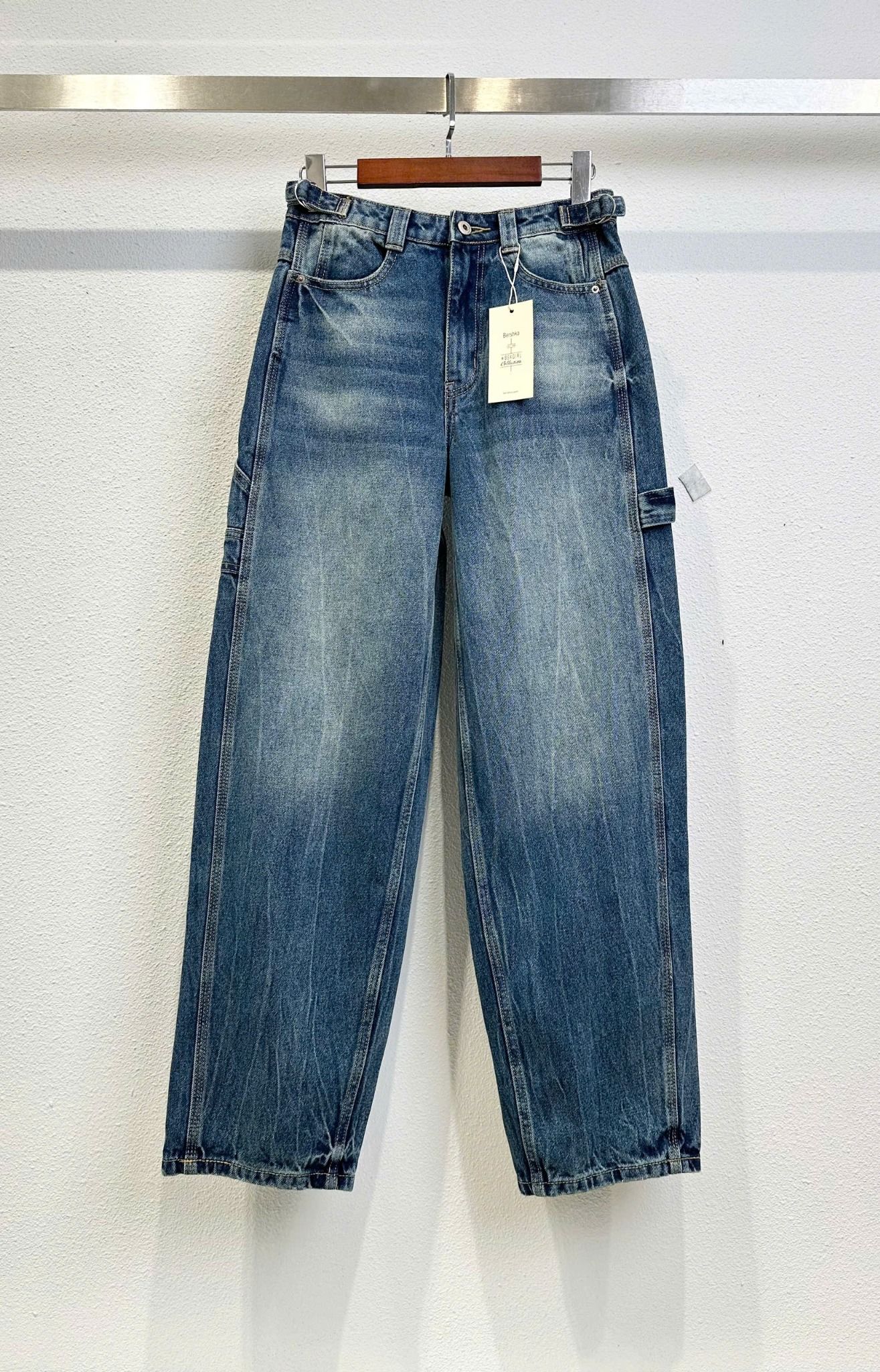  Quần Bershka ballon cargo jeans 