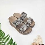  Dép xuồng hai quai ngang cross brooklyn Mid Wedge nữ đế cao 6 phân 