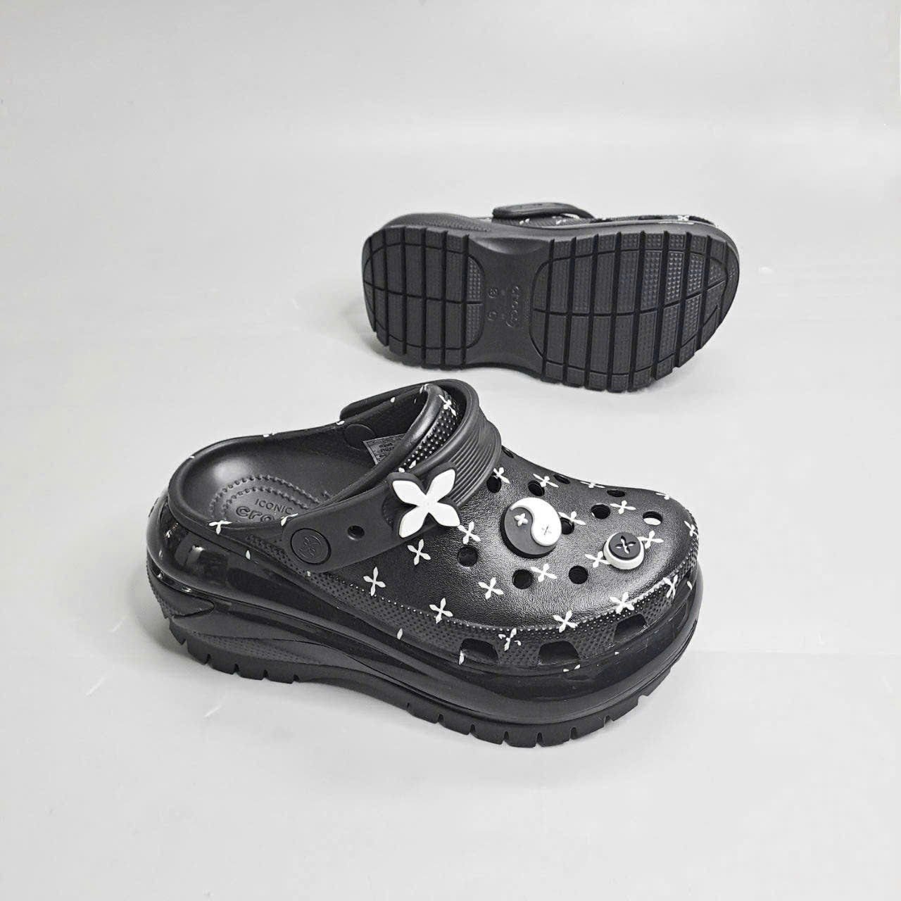  Dép sục Dinas mega crush black compass nam nữ 