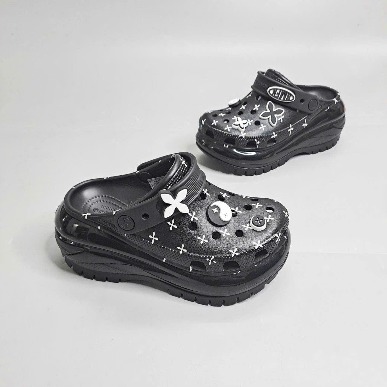  Dép sục Dinas mega crush black compass nam nữ 