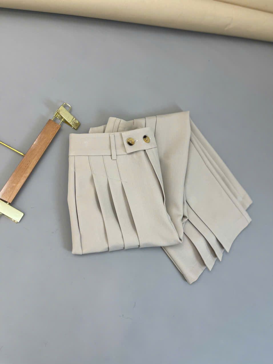  Quần suông xếp ly hàng cao cấp nữ 