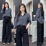  Áo sơ mi thô kẻ bảng 