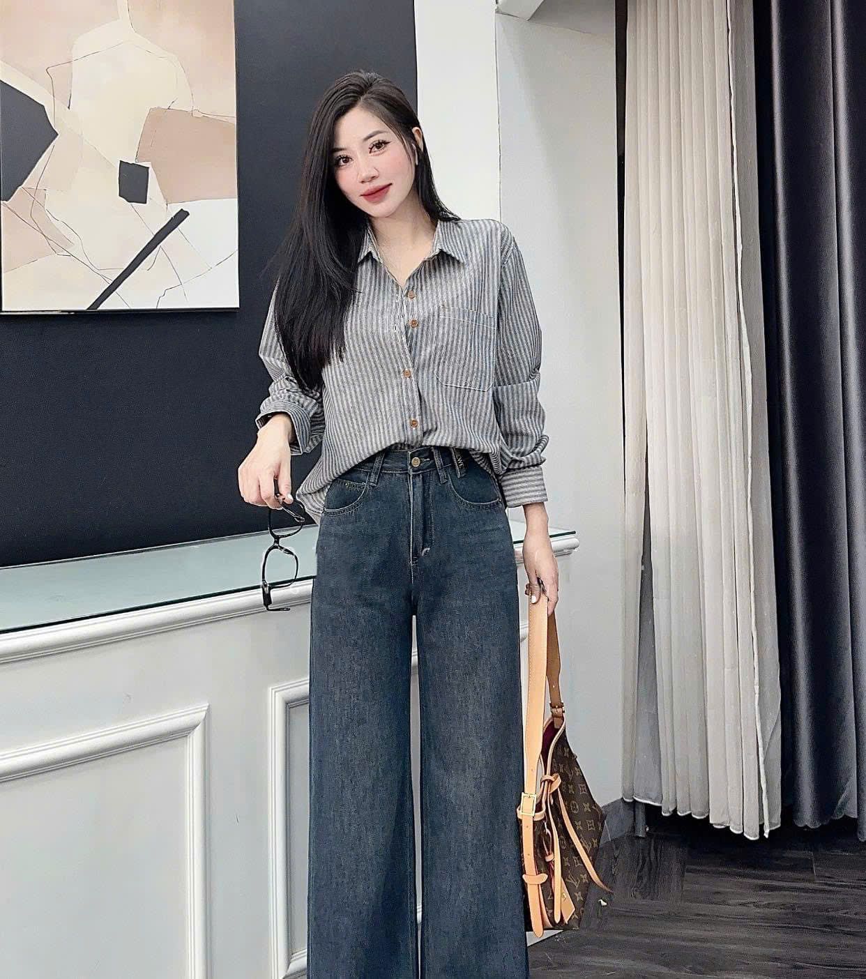  Áo sơ mi thô kẻ bảng 