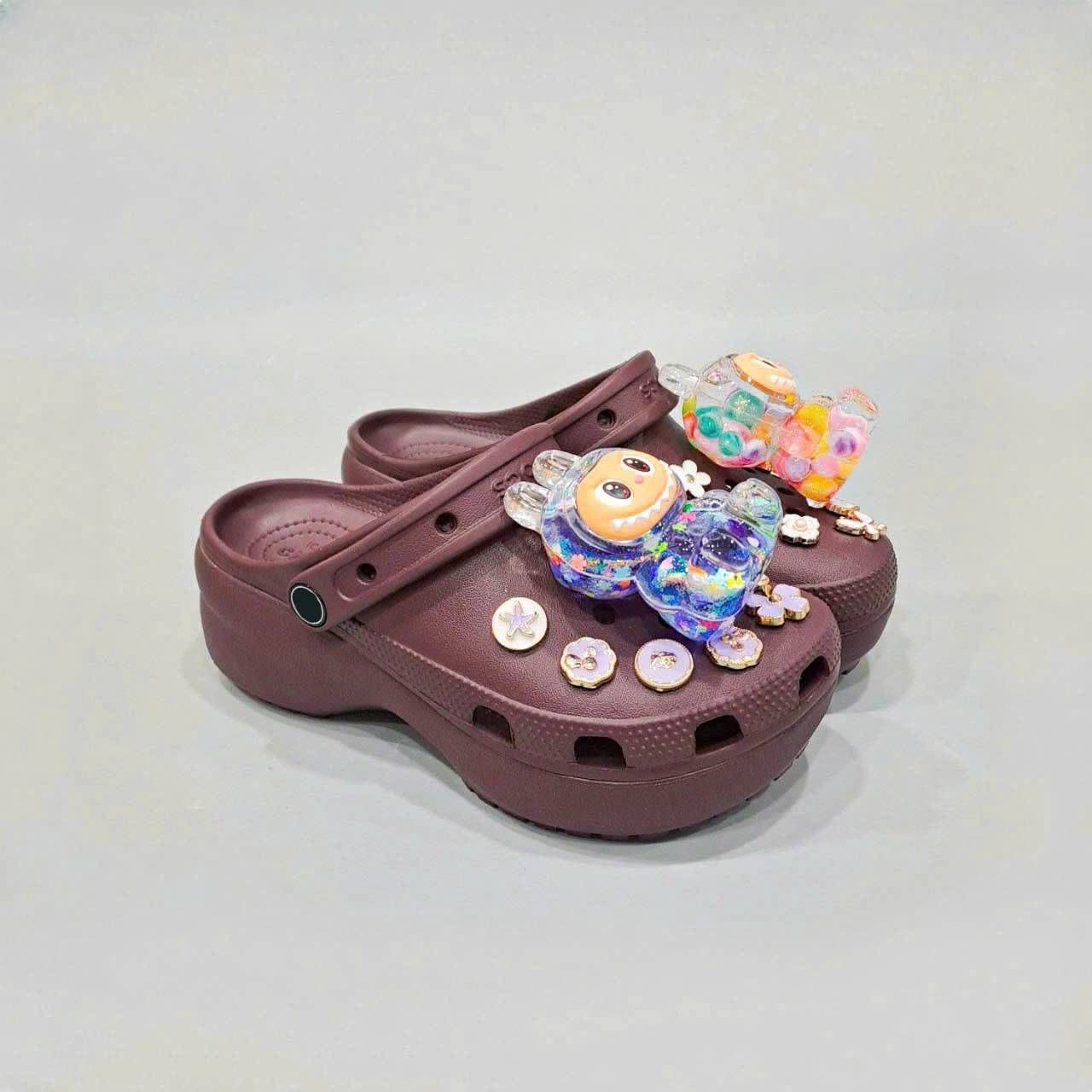  Dép sục Dinas classic platform đế cao 5 phân nữ 