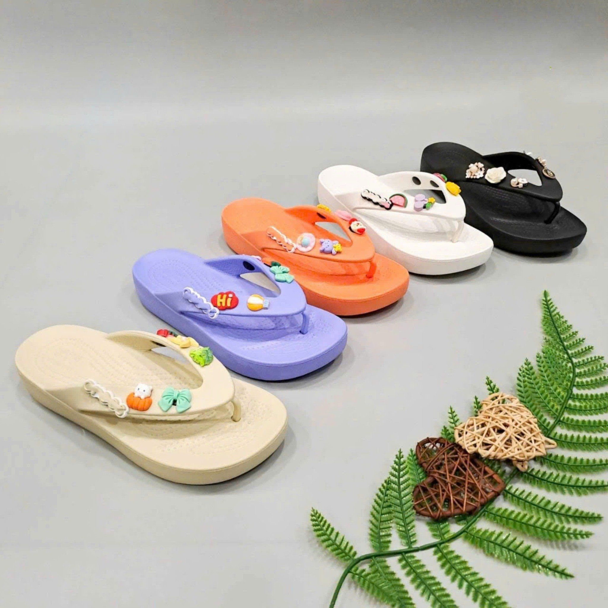  Dép xỏ ngón cross baya platform flip nữ 