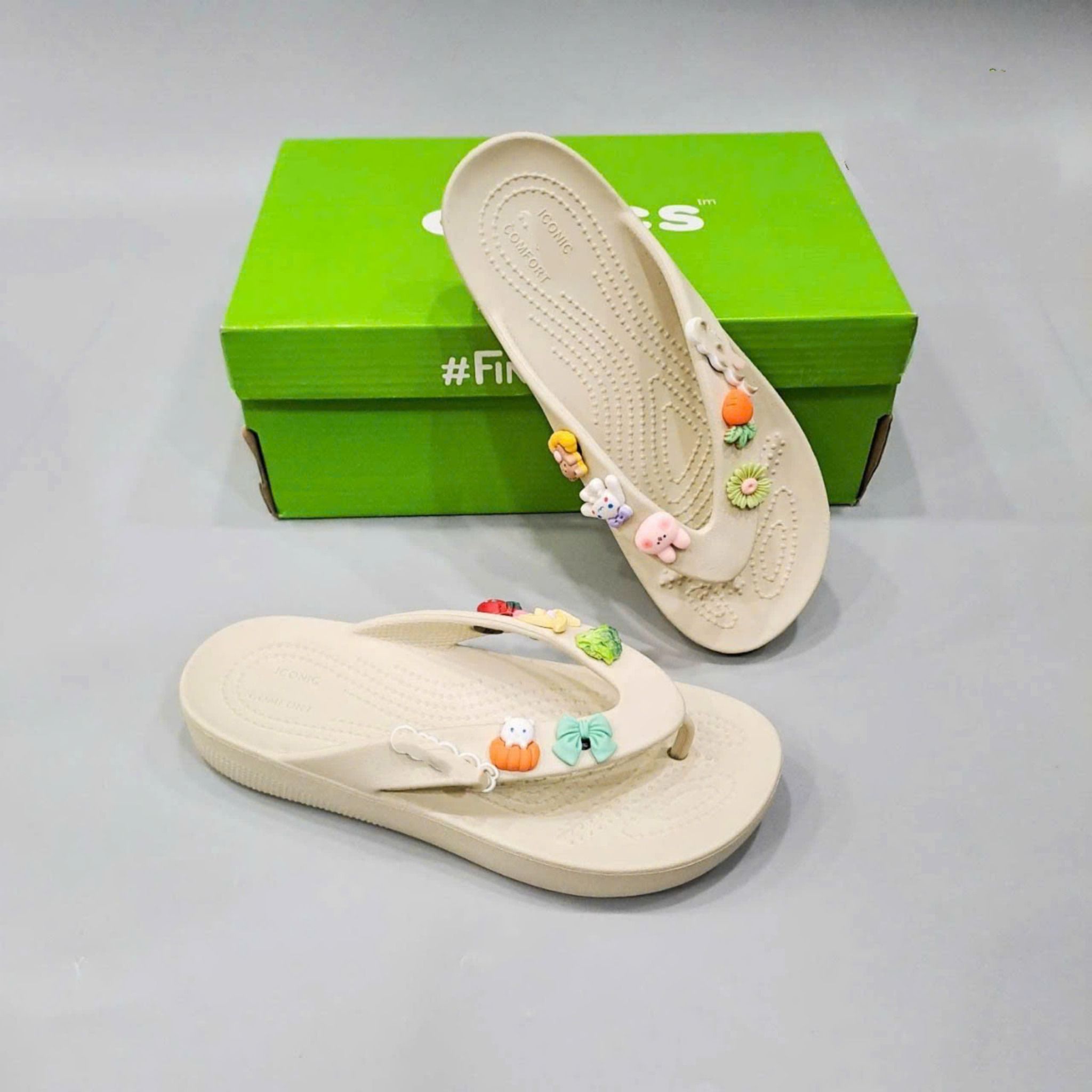  Dép xỏ ngón cross baya platform flip nữ 