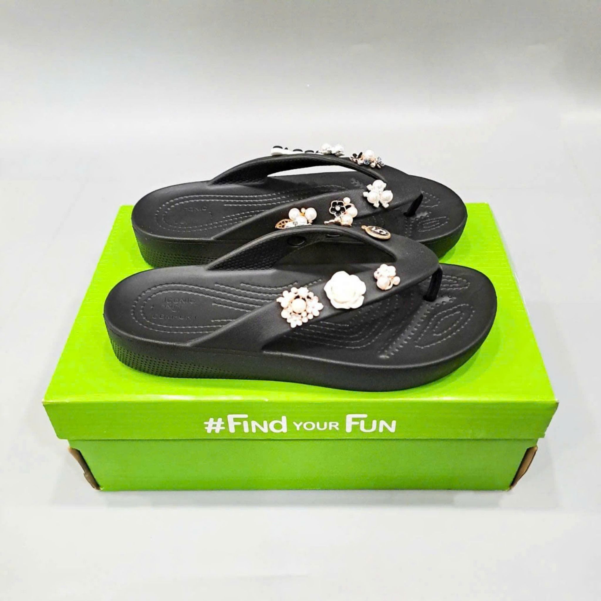  Dép xỏ ngón cross baya platform flip nữ 