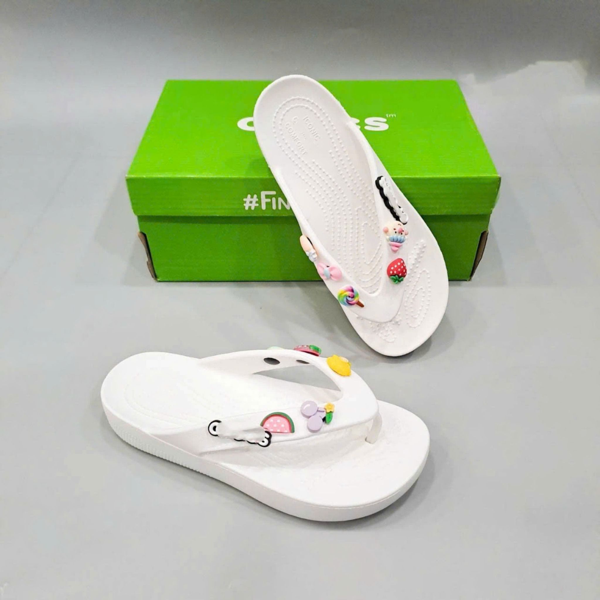  Dép xỏ ngón cross baya platform flip nữ 